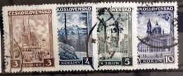 TCHECOSLOVAQUIE                          N° 263/266                              OBLITERE - Used Stamps