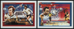 Zentralafrikanische Rep. 1996 - Mi-Nr. Block 584-585 A ** - MNH - Fußball - Centrafricaine (République)