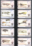 2005 Turkey Historical Aircrafts Of Turkish Air Force I Complete Set - Avions