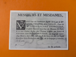 MUSEE DE L'AFFICHE Et Du TRACT  LES MURAILLES DE L'ANCIEN REGIME - Political Parties & Elections