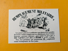 MUSEE DE L'AFFICHE Et Du TRACT  REMPLACANT MILITAIRE - Partidos Politicos & Elecciones