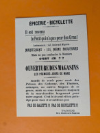 MUSEE DE L'AFFICHE Et Du TRACT  1919 PUBLICITE EPICERIE BICYCLETTE - Partidos Politicos & Elecciones