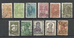 RUSSLAND RUSSIA 1929/32 = 11 Values From Set Michel 365 - 377 O - Used Stamps