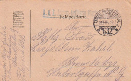 Feldpostkarte K.u.k. Armee Artillerie Werkstatt 9 - 1918 (65875) - Cartas & Documentos