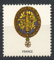 FRANCE / Olive Oak Branch Fasces Medal / COAT OF ARMS 1965 USA Harris Philately Boston USA LABEL CINDERELLA VIGNETTE - Unused Stamps