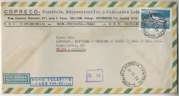 Brazil 1979 Cover From Fortaleza To Lages With Embraer 10 Years Stamp EMB-121 Xingu Airplane Cancel DH = After The Hour - Brieven En Documenten