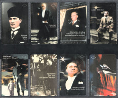 2002 Turkey Mustafa Kemal Ataturk, Founder Of The Republic And First President Complete Set - Turquie