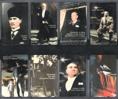 2002 Turkey Mustafa Kemal Ataturk, Founder Of The Republic And First President Complete Set - Türkei