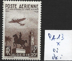 ALGERIE FRANCAISE PA  13 * Côte 6 € - Luchtpost