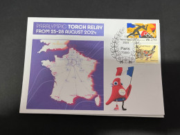 12-11-2023 (2 V 2) Paralympic Torch Relay 25 To 28 August 2023 - Itenerary Reveal 10-10-2023 - Sommer 2024: Paris