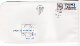 FDC - Czechoslovak Postage Stamp Engraver Jaroslav Oldschmied - - Poste