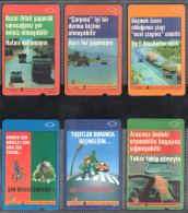 2001 Turkey Traffic And Road Safety Complete Set - Cars