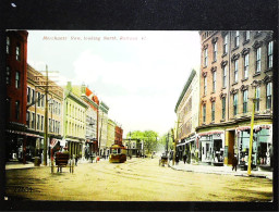 ►  Merchants' Row, Looking North RUTLAND    Tramway     VT      Vermont - Rutland