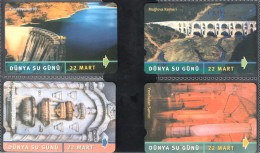 2002 Turkey World Water Day Complete Set - Paysages