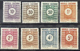 NEW CALEDONIA - MH* - 1948 -  # TAX 39/46 - Segnatasse