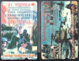 2001 Turkey 156th Anniversary Of Police Organization Complete Set - Polizei