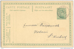 _ik501: 5ct : ROCHEFORT 19__: Noodstempel: Onvolledig Jaar > St Hubert - Fortuna (1919)