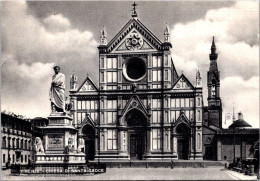 12-11-2023 (2 V 5) Italy (posted 1957) B/w - Firenze Church (but Posted Within France) - Kirchen U. Kathedralen