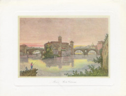 N3641 Roma - Isola Tiberina E Fiume Tevere - Illustrazione Illustration / Non Viaggiata - Tarjetas Panorámicas