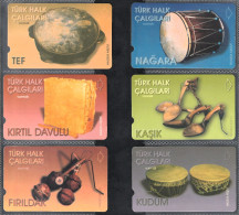 2001 Turkey Traditional Folk Percussion Instruments Complete Set - Music