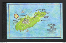 Alderney 1998 UMM Garrison Island (1st & 2nd Series) ASB6 Prestige Booklet - Alderney