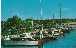 Pleasure Craft At Hyannis Harbor, Cape Cod, Massachusetts - Cape Cod