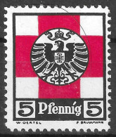 VIGNETTE CINDERELLA Germany Imperial Eagle   WW I Red Cross Rotes Kreuz Croix Rouge 5 PFENNIG Seal Charity  STAMP - Croce Rossa