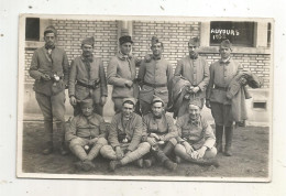 Cp, Carte Photo, Militaria, Camp D'Auvours, Sarthe, 1932, Militaires, 2 Scans - Characters