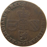 SPANISH NETHERLANDS NAMUR LIARD 1710 FELIPE V. (1700-1724, 1724-1746) #s053 0359 - 1556-1713 Países Bajos Españoles