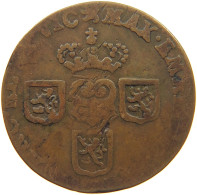 SPANISH NETHERLANDS LIARD 1713 Maximilian Emanuel Von Bayern 1711-1714 #c032 0653 - 1556-1713 Pays-Bas Espagols