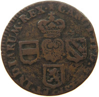 SPANISH NETHERLANDS LIARD 1692 CARLOS II (1665-1700) #s053 0355 - 1556-1713 Pays-Bas Espagols