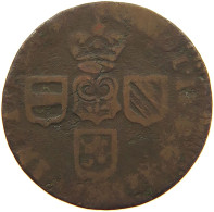 SPANISH NETHERLANDS LIARD 1692 CARLOS II (1665-1700) #s056 0407 - 1556-1713 Pays-Bas Espagols