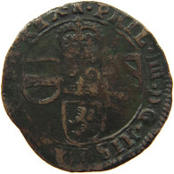 SPANISH NETHERLANDS LIARD 1658 FELIPE IV. 1621-1665 #t158 0665 - 1556-1713 Paesi Bassi Spagnoli