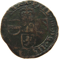 SPANISH NETHERLANDS LIARD 1658 FELIPE IV. 1621-1665 #t158 0665 - 1556-1713 Pays-Bas Espagols