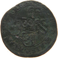 SPANISH NETHERLANDS LIARD 1661 FELIPE IV. 1621-1665 DOUBLE STRUCK #t137 0219 - 1556-1713 Spanische Niederlande