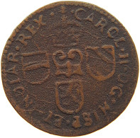 SPANISH NETHERLANDS LIARD  CARLOS II (1665-1700) #s018 0205 - 1556-1713 Países Bajos Españoles