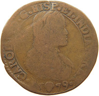 SPANISH NETHERLANDS JETON 1679 CARLOS II (1665-1700) #t109 0035 - 1556-1713 Spaanse Nederlanden