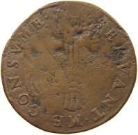 SPANISH NETHERLANDS JETON 1664 FELIPE IV. 1621-1665 #t109 0071 - 1556-1713 Países Bajos Españoles