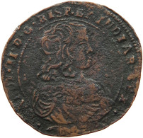 SPANISH NETHERLANDS JETON 1671 CARLOS II (1665-1700) BRUXELLES #t065 0007 - 1556-1713 Países Bajos Españoles