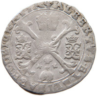 SPANISH NETHERLANDS 1/4 PATAGON  Albert & Isabella (1598-1621) #t118 0063 - Países Bajos Españoles