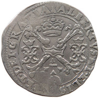 SPANISH NETHERLANDS 1/4 PATAGON  Albert & Isabella (1598-1621) #t118 1097 - Países Bajos Españoles