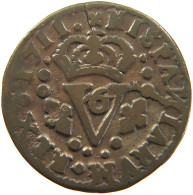 SPAIN VALENCIA SEISENO 1711 Felipe V. (1700-1746) #t015 0581 - Münz- Und Jahressets