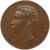 SPAIN MEDAL 1902 Alfonso XIII. (1886–1941) 17. MAI 1902 #t006 0103 - Andere & Zonder Classificatie