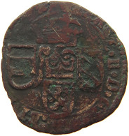 SPANISH NETHERLANDS OORD 1685 CARLOS II (1665-1700) BRABANT DOUBLE STRUCK #s053 0287 - 1556-1713 Spanish Netherlands