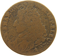 SPANISH NETHERLANDS NAMUR LIARD 1713 Maximilian Emanuel Von Bayern 1711-1714 #c024 0463 - 1556-1713 Países Bajos Españoles