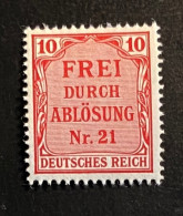 Deutsches Reich 1903 Dienstmarken Mi. 4 Postfrisch/** MNH - Servizio