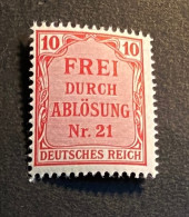 Deutsches Reich 1903 Dienstmarken Mi. 4 Postfrisch/** MNH - Servizio