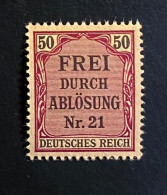 Deutsches Reich 1903 Dienstmarken Mi. 8 Postfrisch/** MNH - Servizio