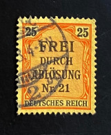 Deutsches Reich 1903 Dienstmarken Mi. 6 Gestempelt/o - Servizio