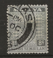Malaysia - Negri Sembilan, 1935, SG  21, Used, Nice Cancellation - Negri Sembilan